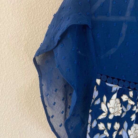 Daniel Rainn Jarra Flutter Sleeve Tassel Tie Knit Top Size Petite Small (F3) NWT - Picture 5 of 9